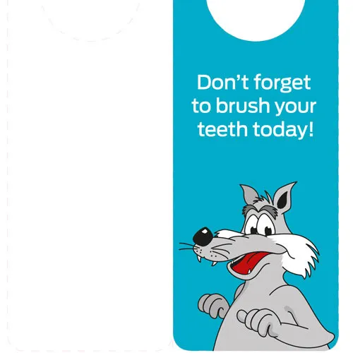 Printable door hanger