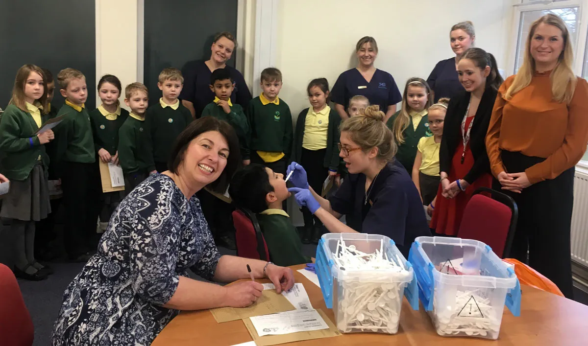 Teeth Team in school